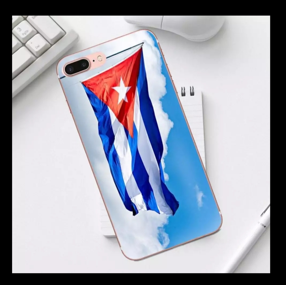 Iphone XR Cuba Print Flag Rubber Case